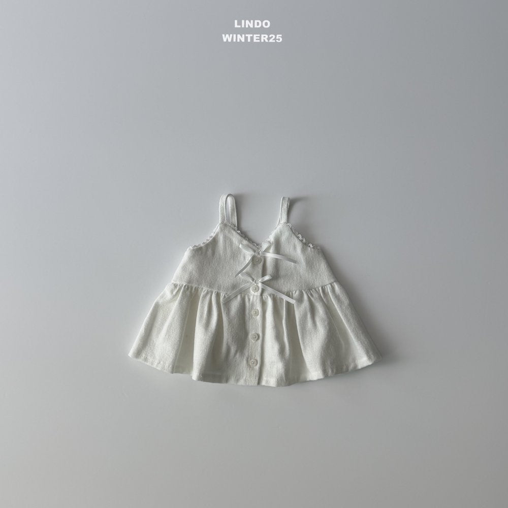 ［LINDO］Flutter ribbon blouse