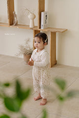 ［bebenine］Flower Overall Pants