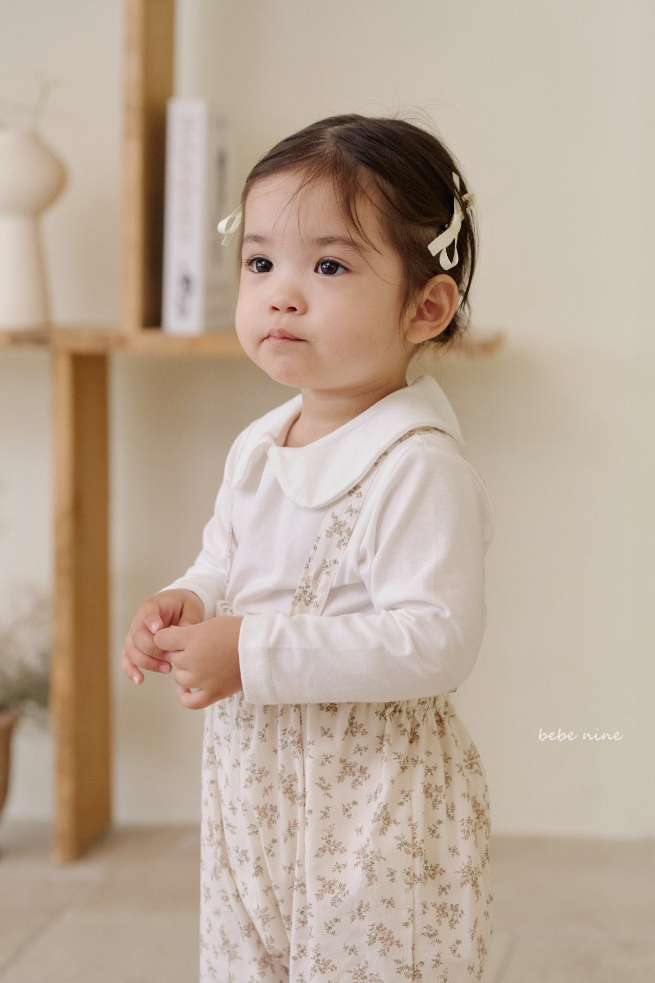 ［bebenine］Soft Round Collar Tee