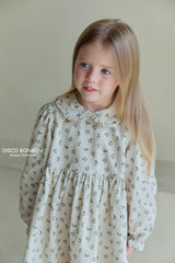 ［DISCO BONBON］Baba flower corduroy one-piece