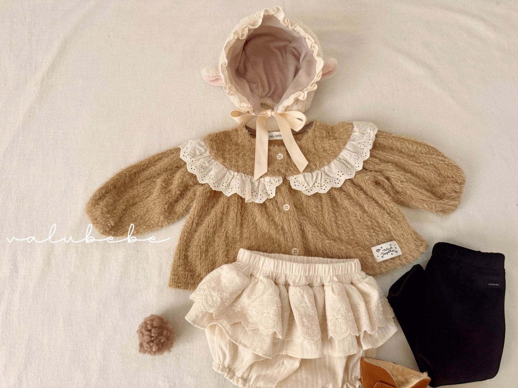 ［valubebe］Lace point cardigan (baby)