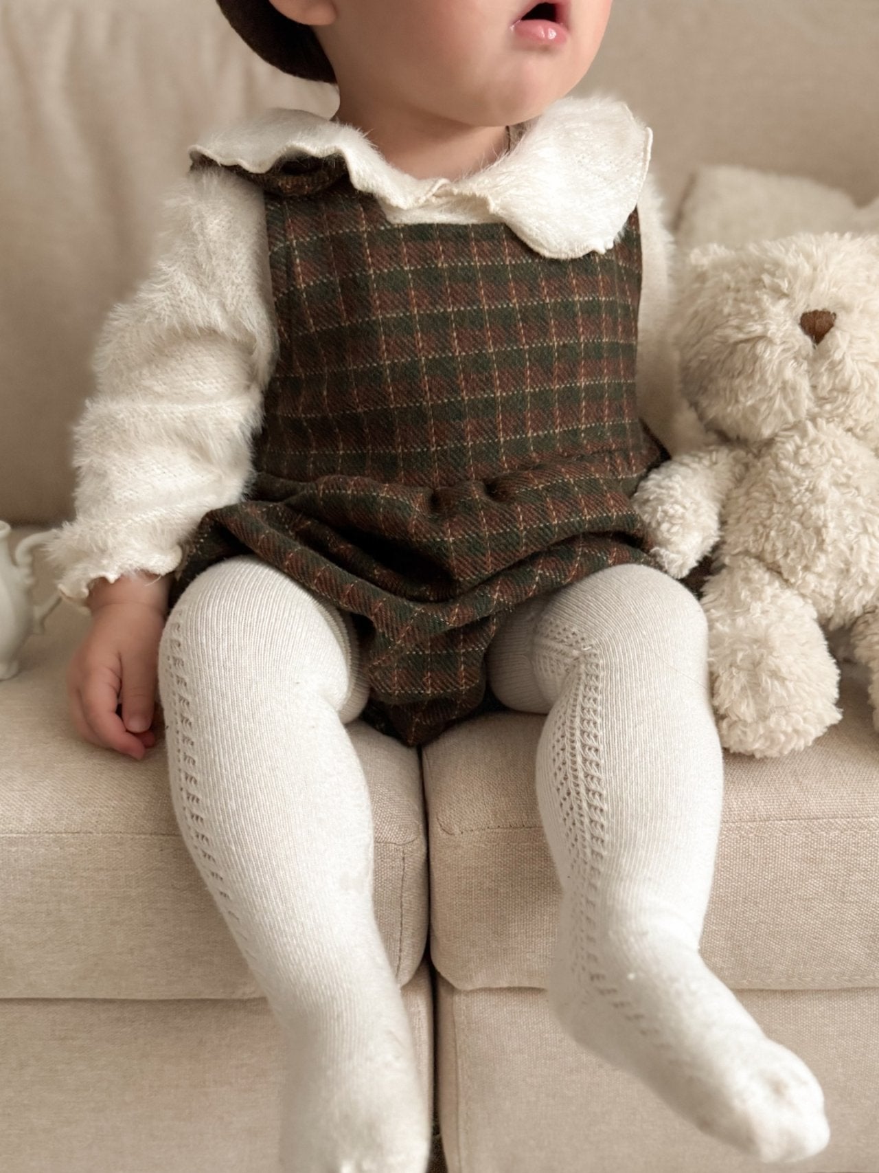 ［mimi market］Olly suspender rompers