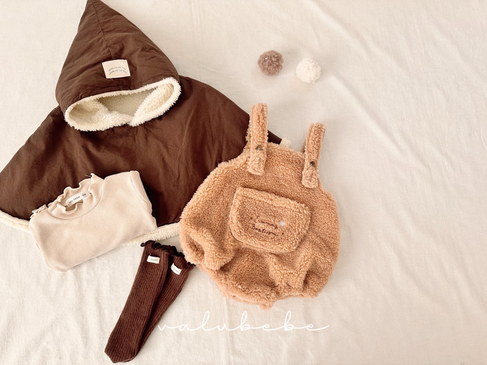 ［valubebe］Cou boa suspender suit (baby)