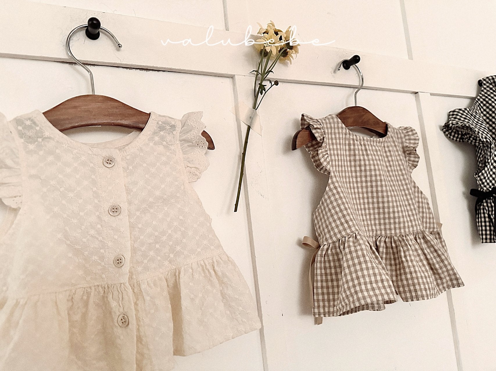 ［valubebe］Lena frill ribbon vest