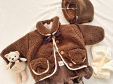 ［valubebe］Merry ribbon boa jacket (baby)