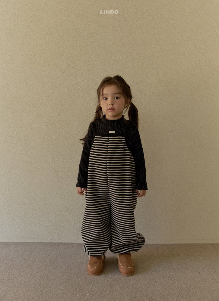 ［LINDO］Petit dot turtleneck tops