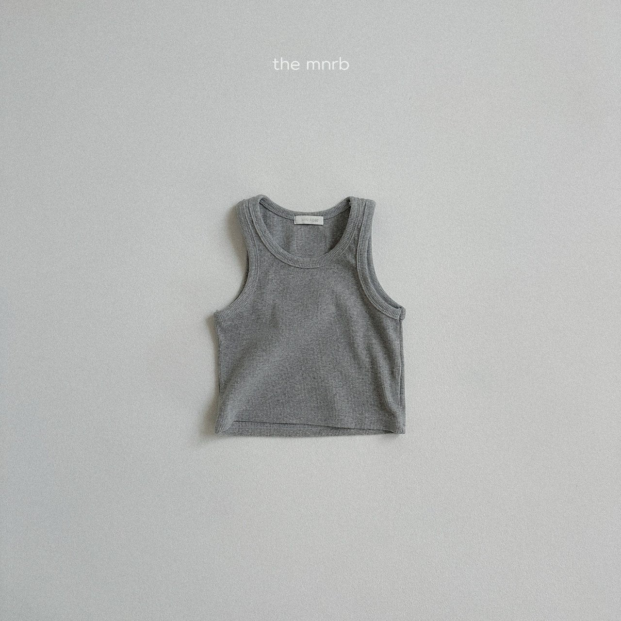 [minirobe] Stretch ribbed sleeveless