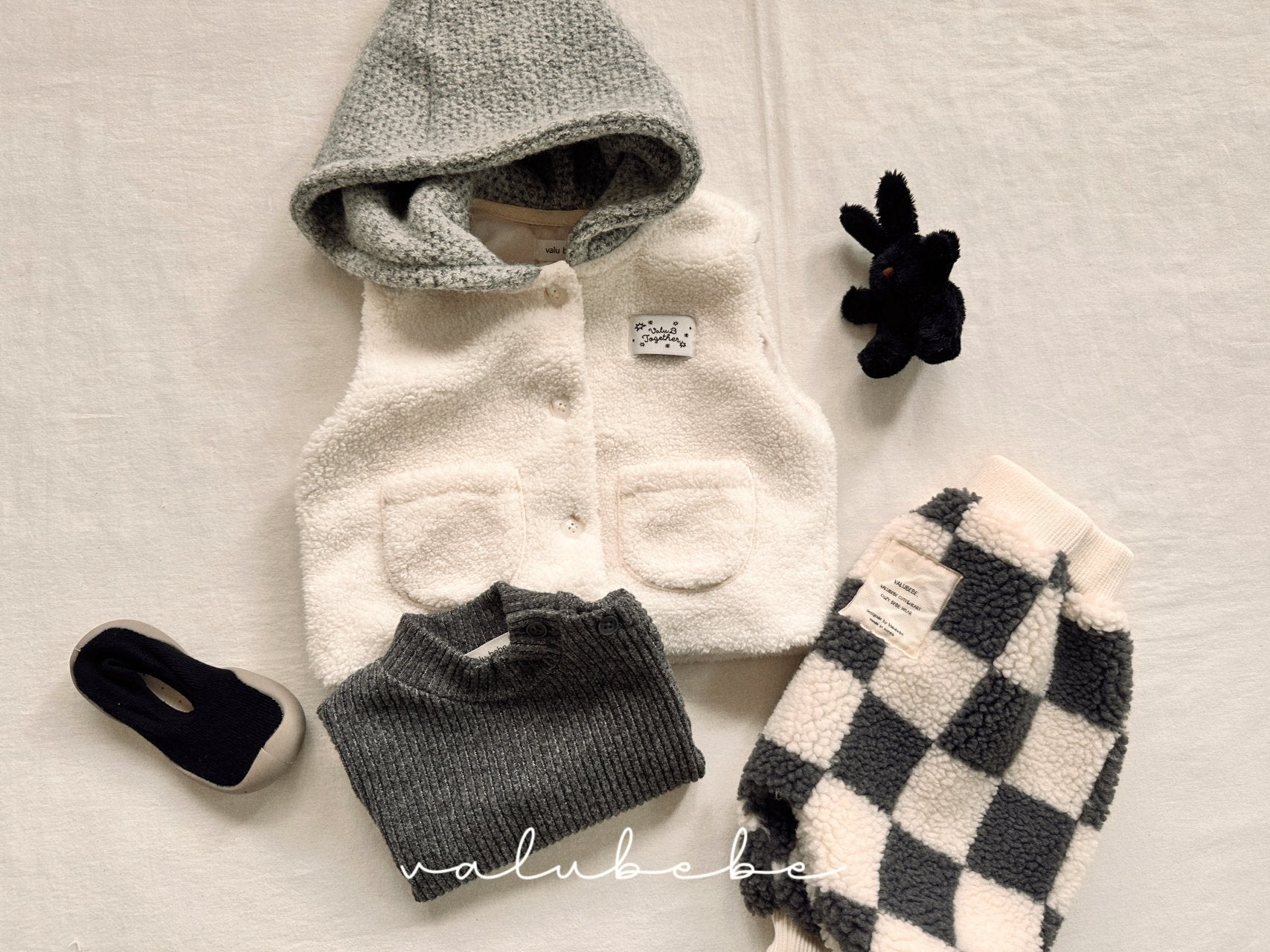 ［valubebe］Pompom food boa vest (baby)