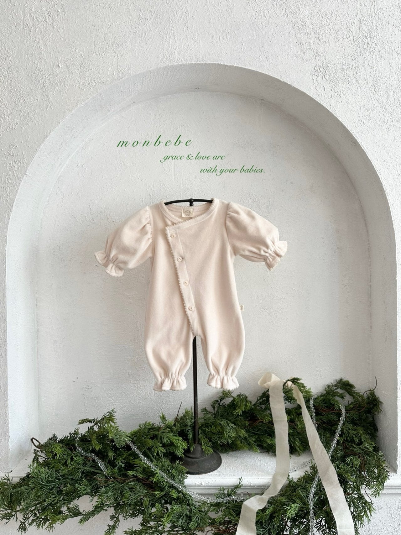 ［monbebe］Bling glow rompers