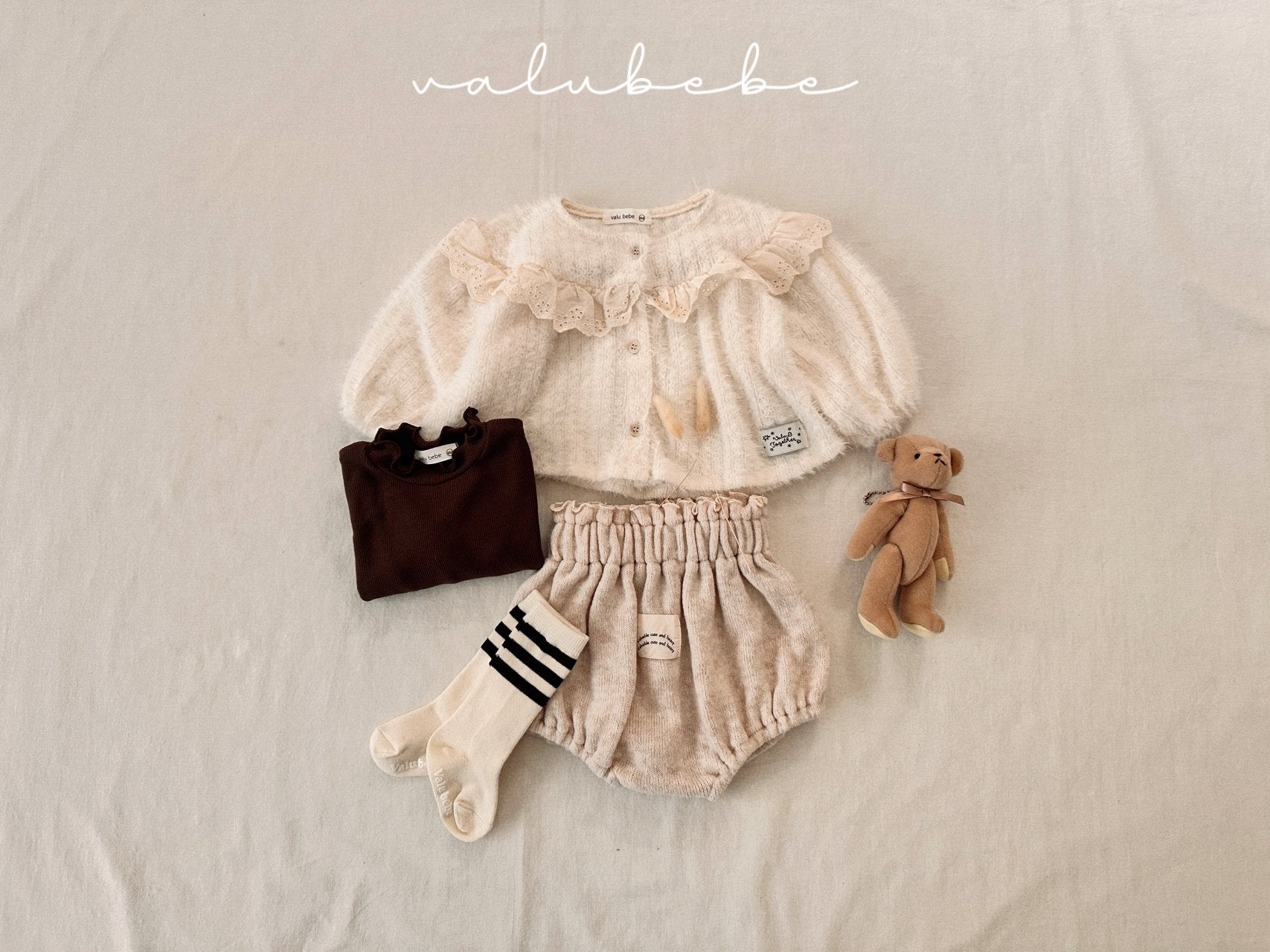 ［valubebe］Lace point cardigan (baby)