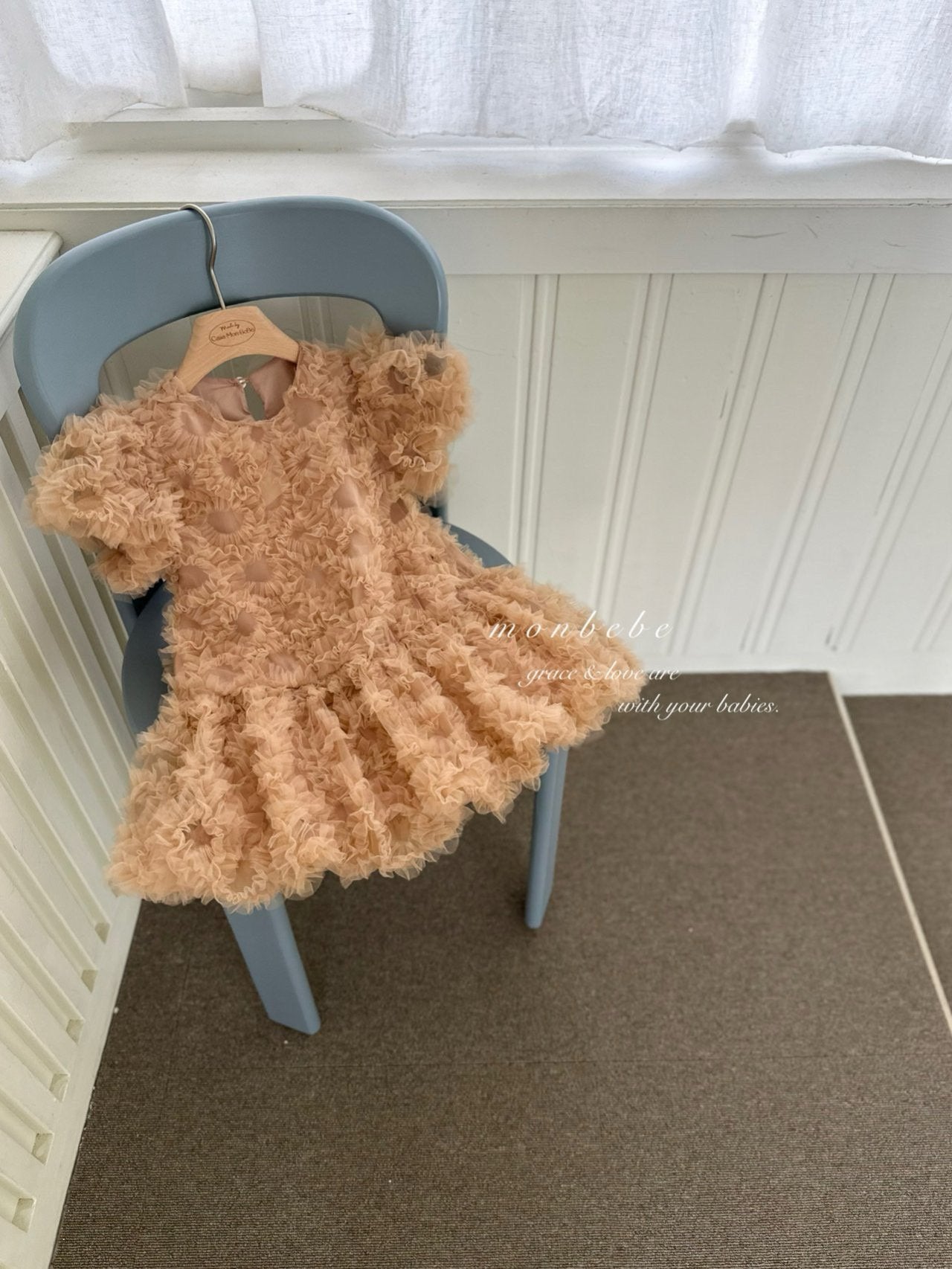 ［monbebe］Blanc shasha one-piece