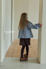 ［DISCO BONBON］Candy frill check blouse