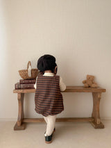 ［mimi market］Olly suspender rompers