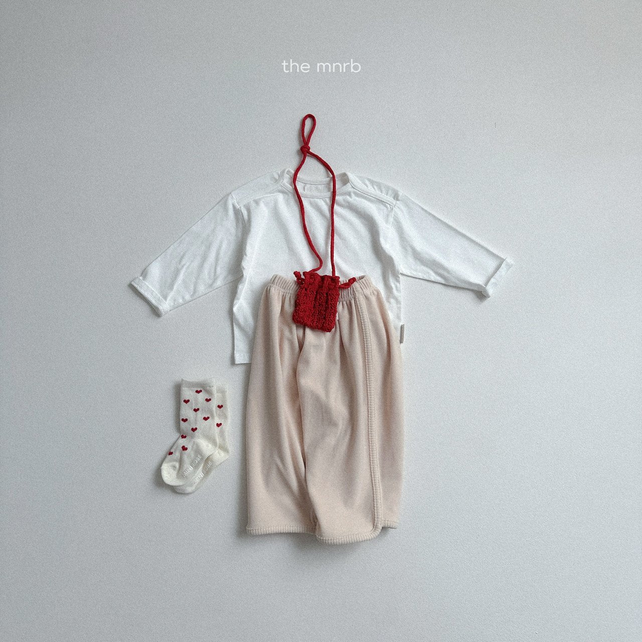 [minirobe] Line-washed tee