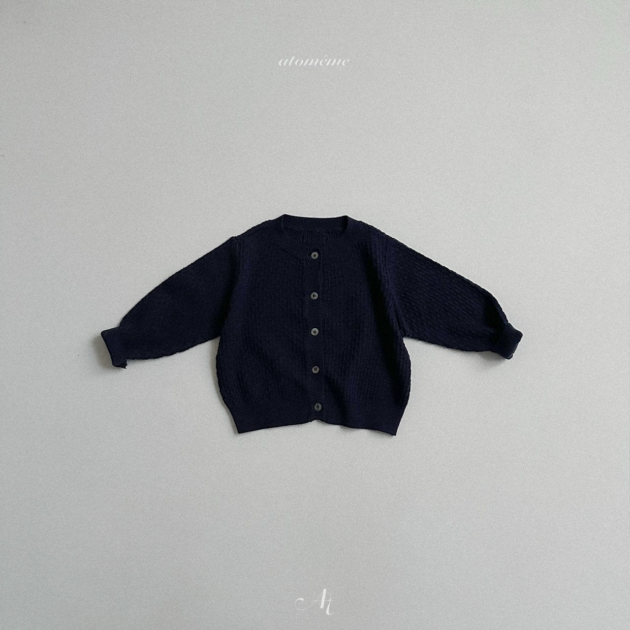 [atomeme] Chestnut knit cardigan