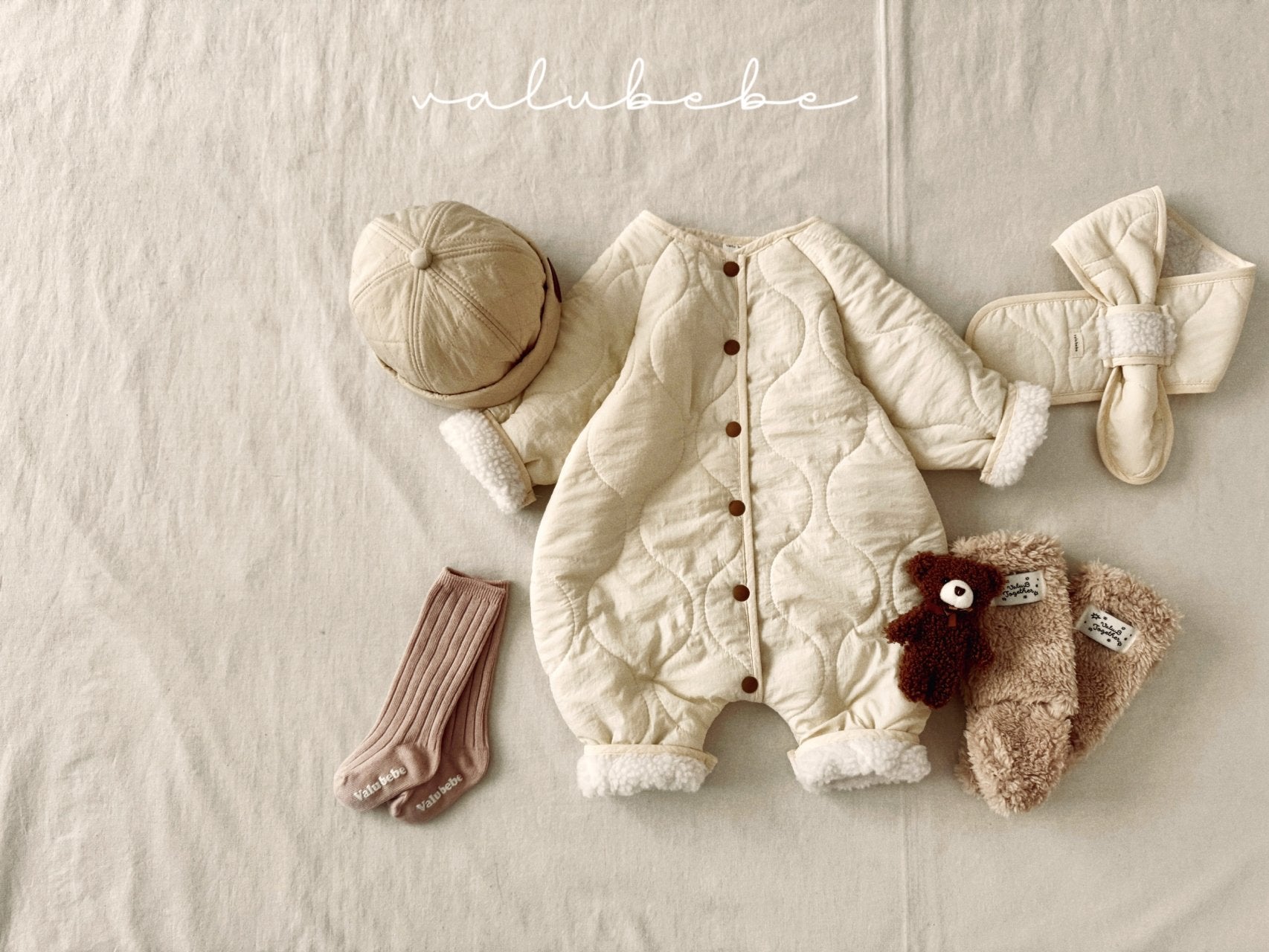 ［valubebe］Warm boa suit (baby)