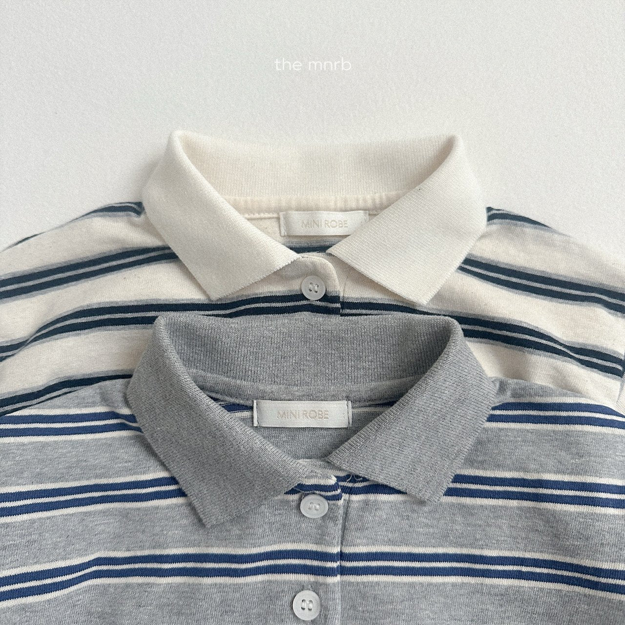 [minirobe] Bog collar neck tee