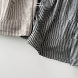 ［LINDO］Stripe turtleneck one-piece