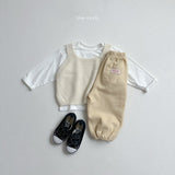 [minirobe] Square-neck knit vest