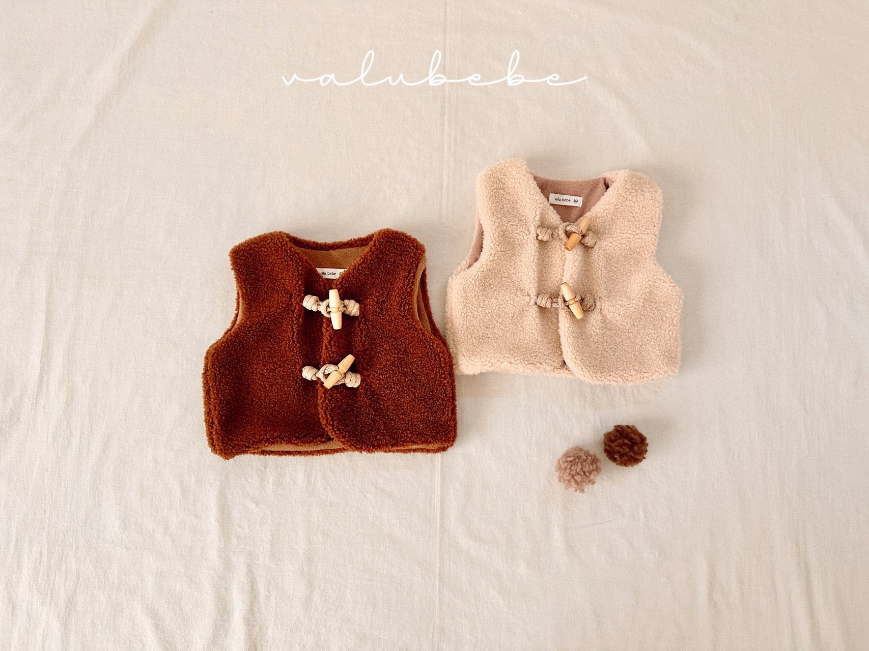 ［valubebe］Boa toggle vest (baby)