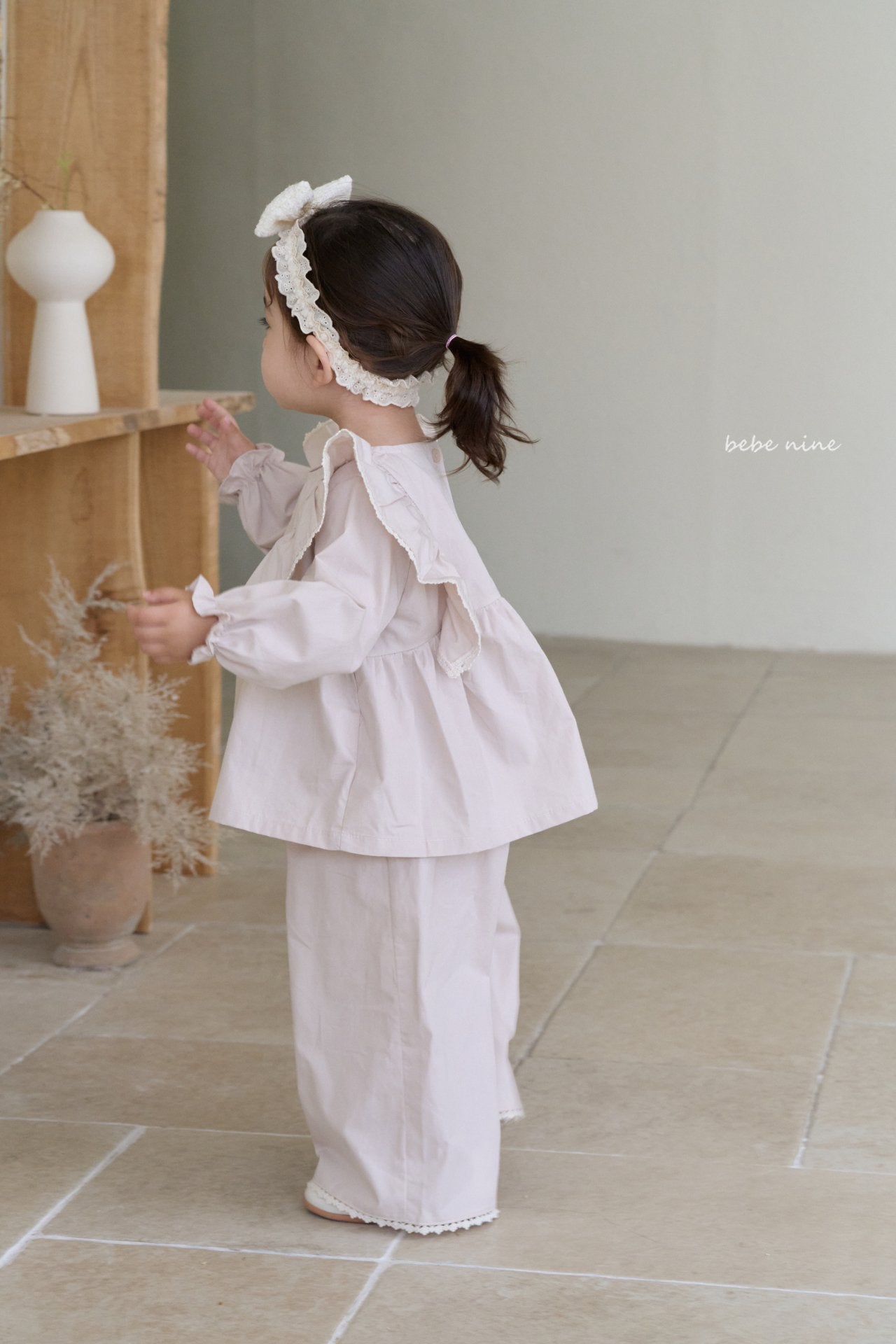 ［bebenine］Clora Lace Pants