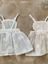 ［bebe holic］Rose apron skirt