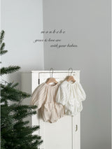 ［monbebe］Knit bonbon rompers