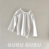 ［guru guru］Front slit tee (baby & kids)