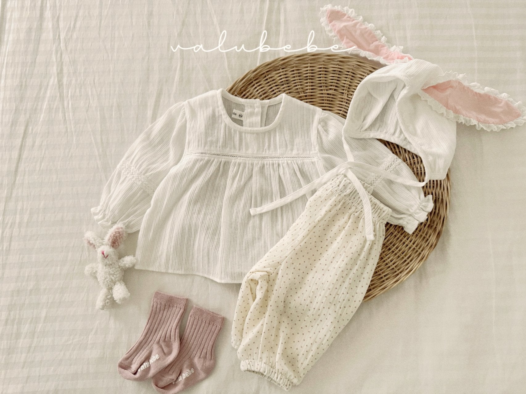 ［valubebe］Embossing pants