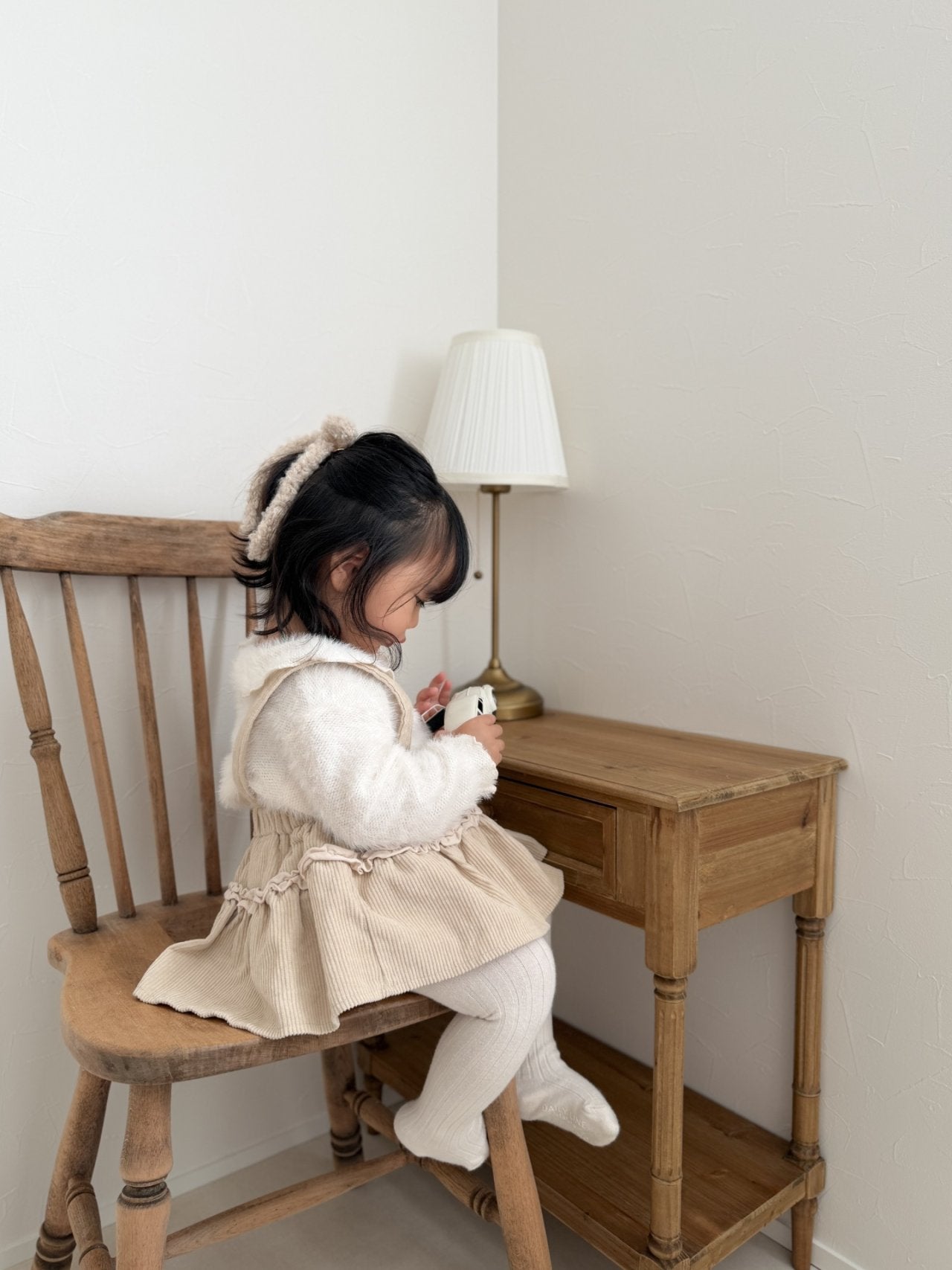 ［mimi market］Corduroy frill skirt