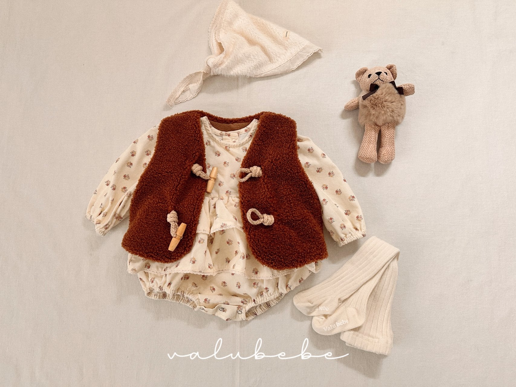 ［valubebe］Boen frill rompers (baby)