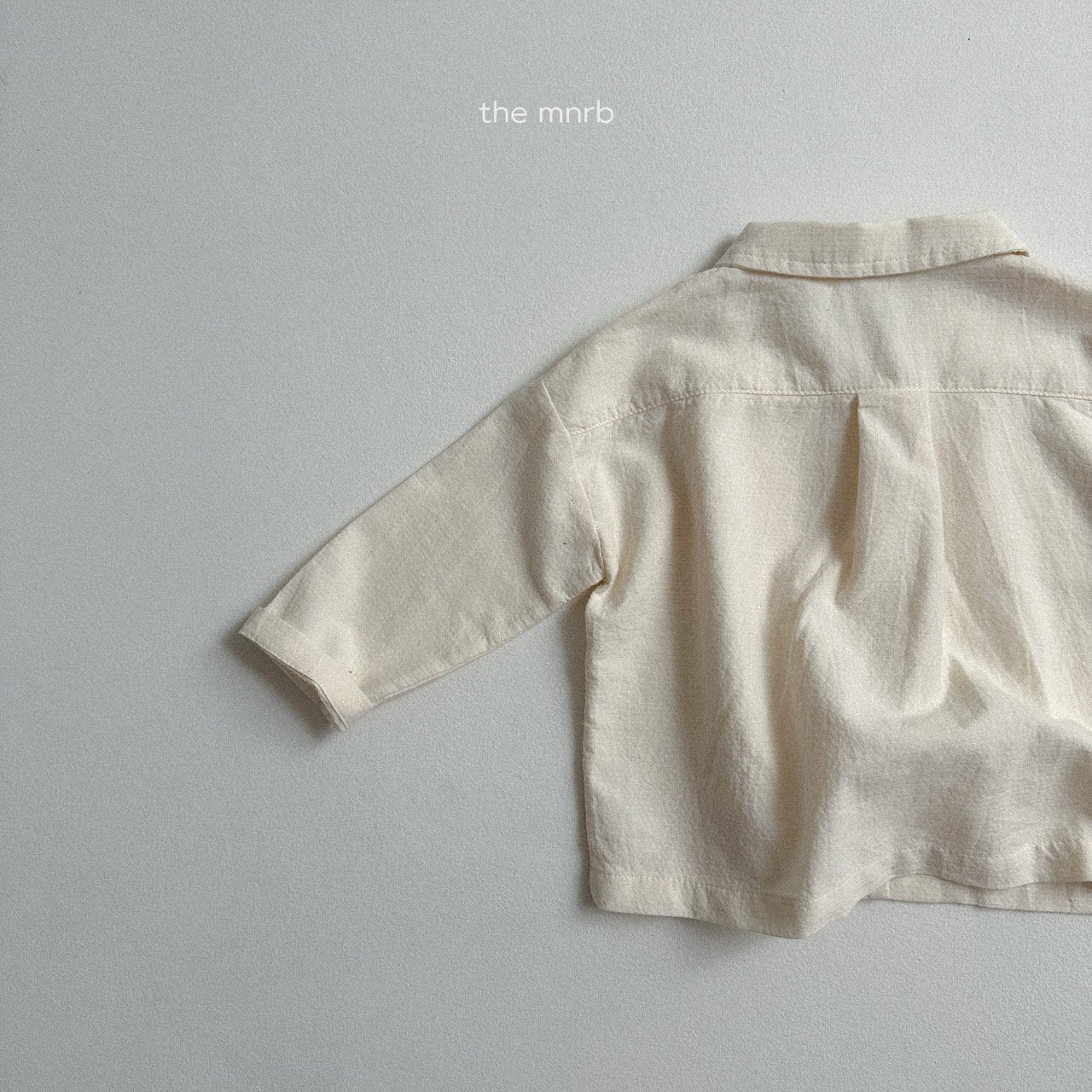 [minirobe] Salt collar shirt