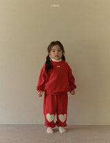 ［LINDO］Big heart jogger pants
