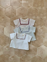 ［bebe holic］Rubato stripe blouse
