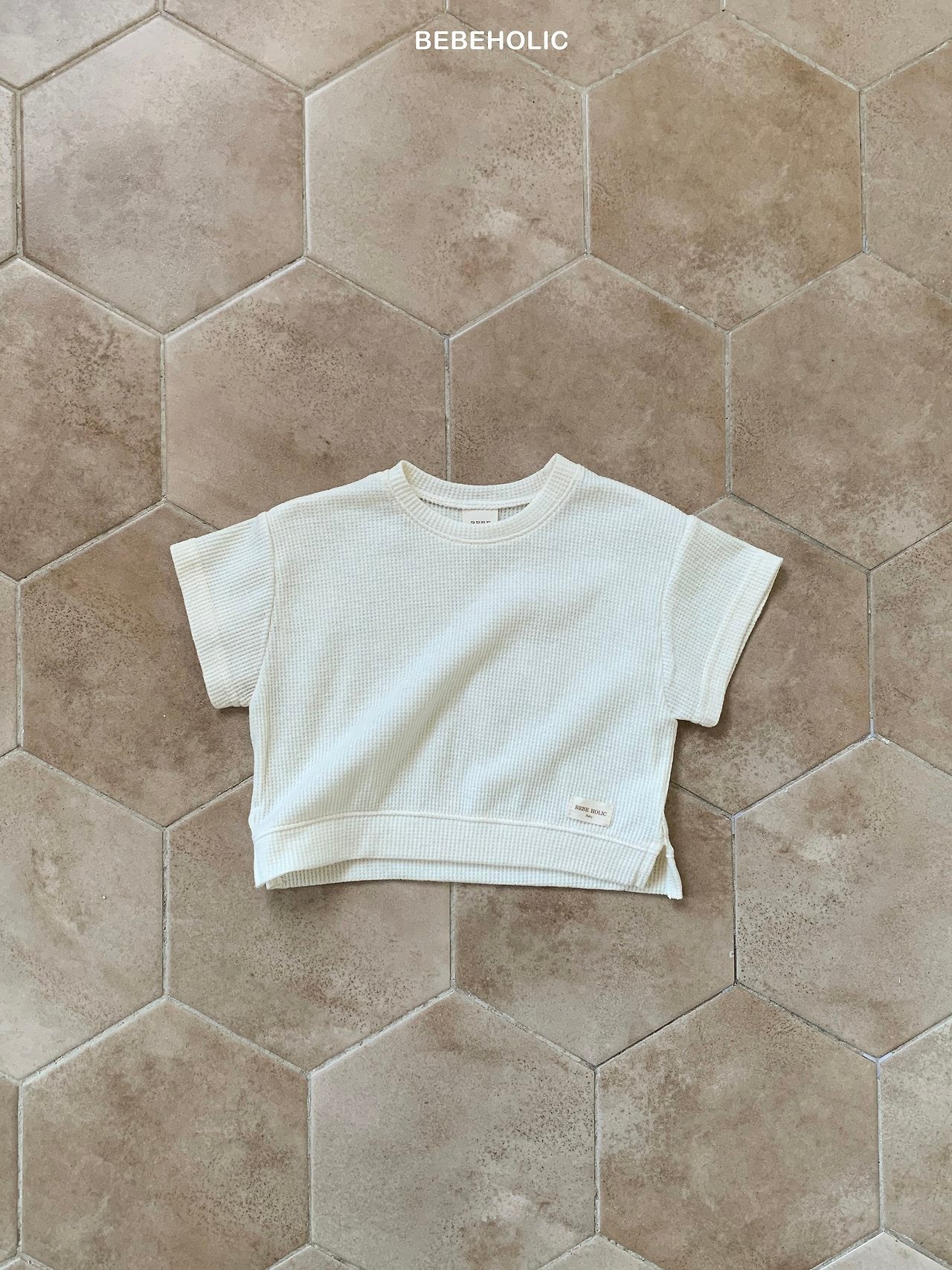 ［bebe holic］Rough waffle tee