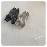 ［nunubiel］Corduroy suspender pants