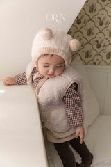［OREN］Bear boa vest