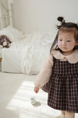 ［mimi market］Cookie check one-piece