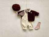 ［valubebe］Soft stripe tops (baby & kids)