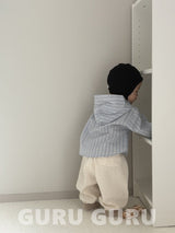 ［guru guru］Stripe hood shirt (baby & kids)