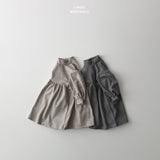 ［LINDO］Stripe turtleneck one-piece