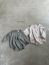 ［mienbloom.B］Waffle button rompers (baby)
