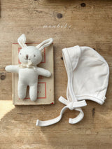 ［monbebe］Cotton velvet bonnet