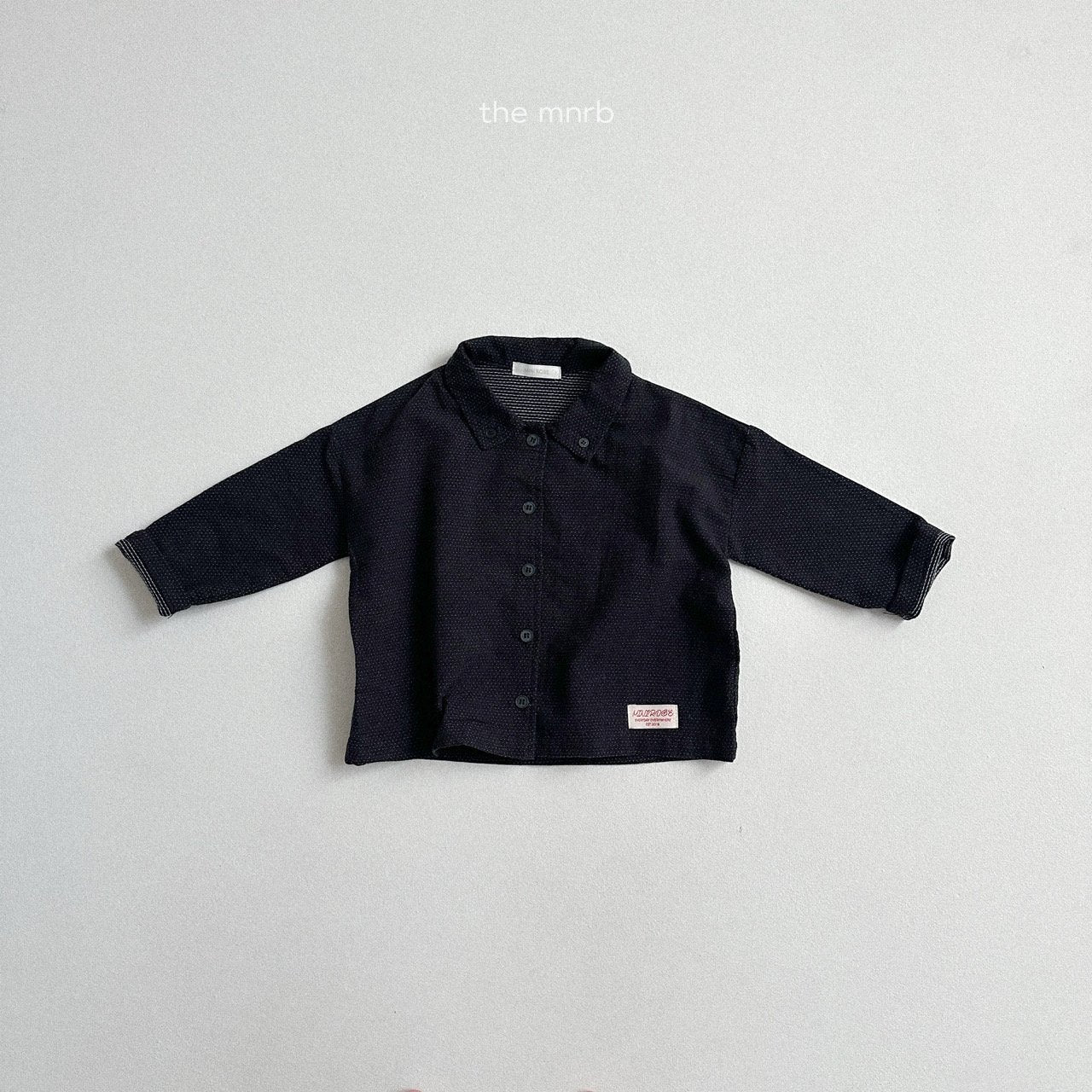 [minirobe] Salt collar shirt