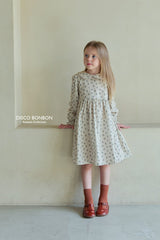 ［DISCO BONBON］Baba flower corduroy one-piece