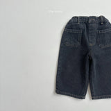 [minirobe] Autumn pocket denim pants
