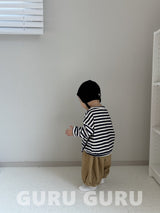 ［guru guru］Stripe loose tee (baby & kids)