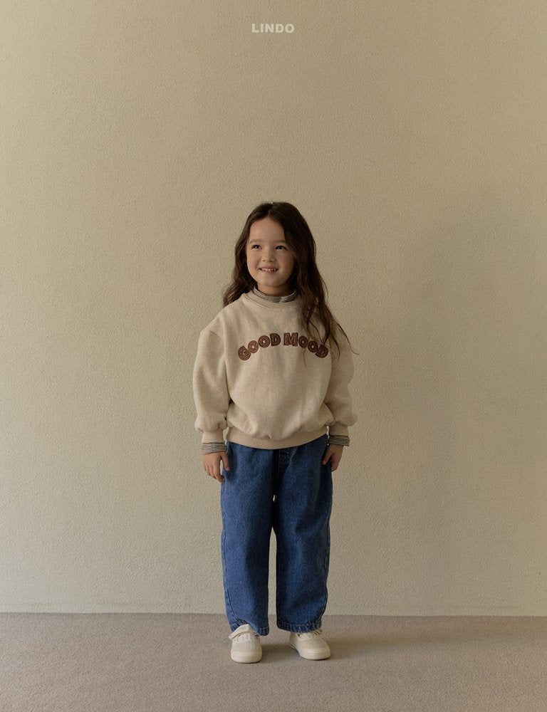 ［LINDO］Comma denim pants