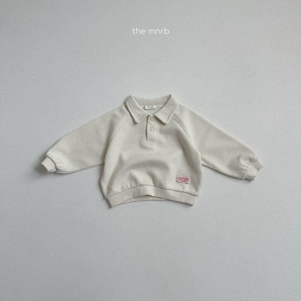 [minirobe] Roa collar sweatshirt