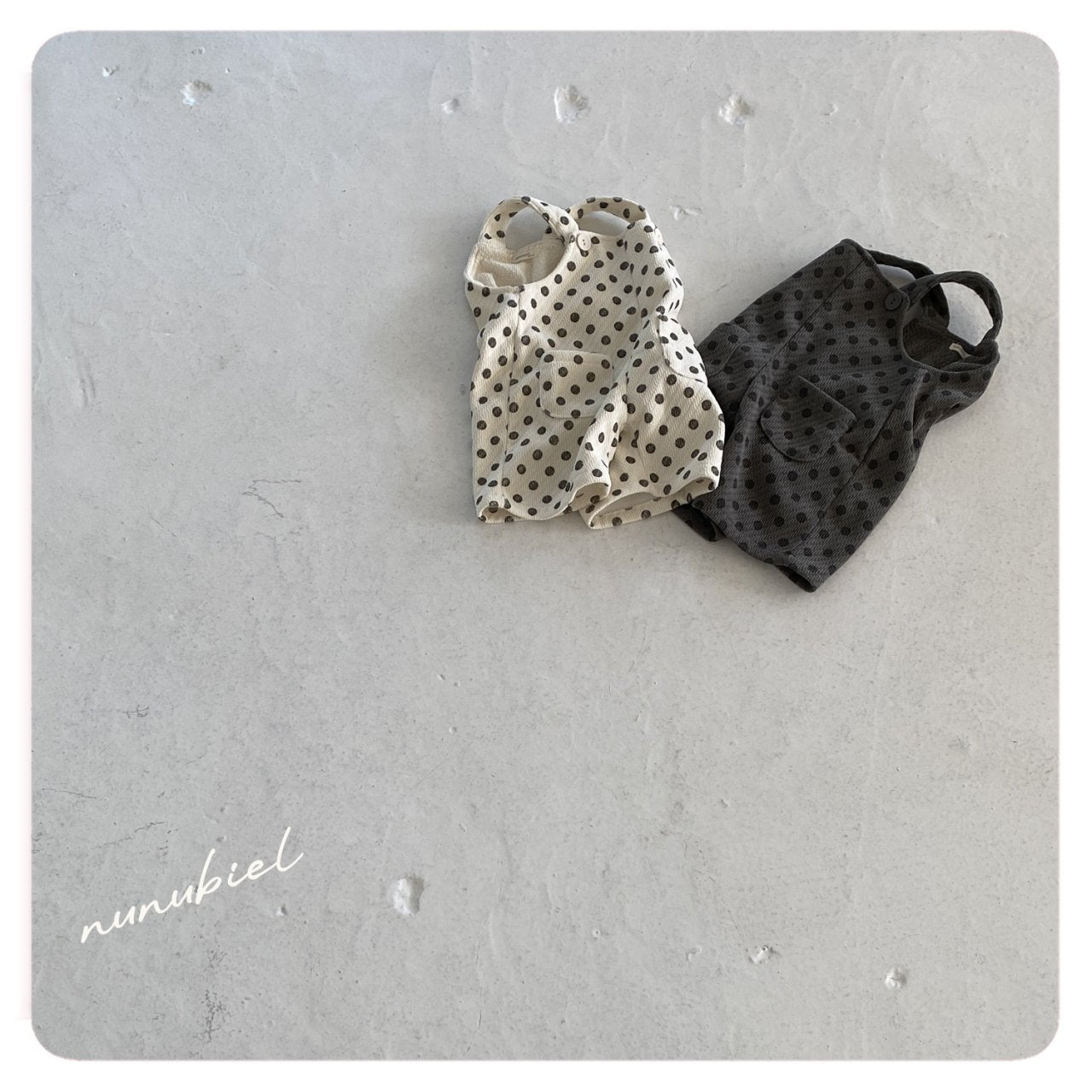 ［nunubiel］Dot jump suit